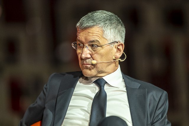 Herbert Hainer in der Talkrunde