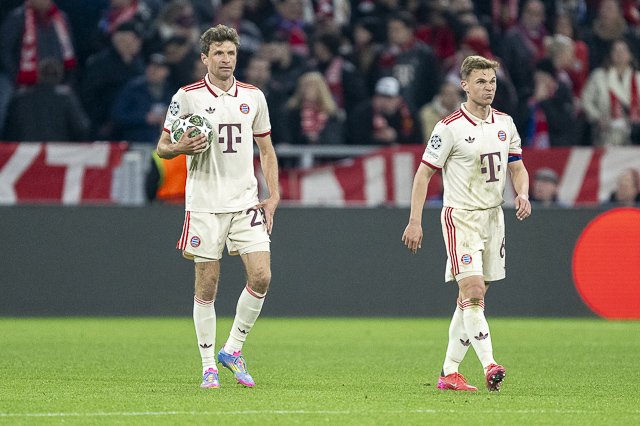 Müller und Kimmich nach dem Spiel